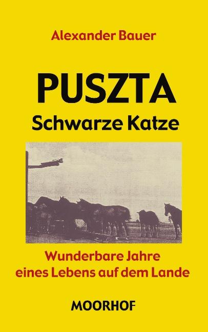 Cover-Bild Puszta - schwarze Katze - wunderbare Jahre eines Lebens auf dem Lande