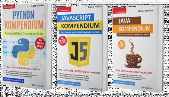 Cover-Bild Python Kompendium + JavaScript Kompendium + Java Kompendium