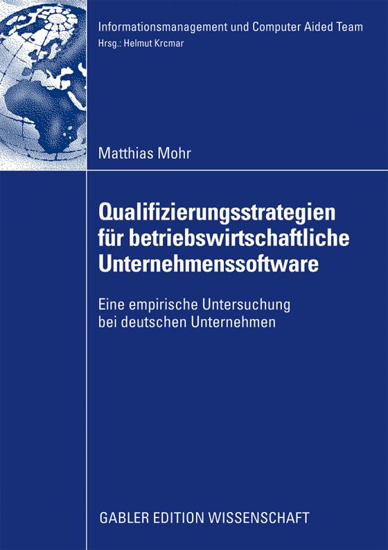 Cover-Bild Qualifizierungsstrategien für betriebswirtschaftliche Unternehmenssoftware