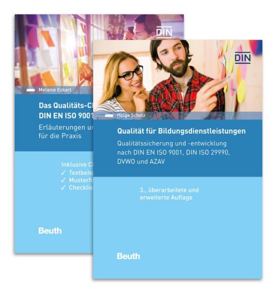 Cover-Bild Qualität für Bildungsdienstleistungen + Qualitäts-Checkheft für Trainer