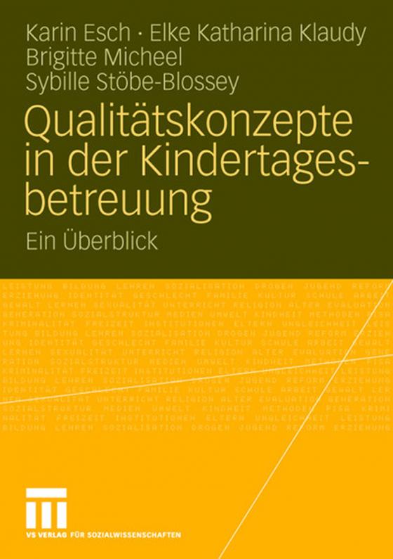 Cover-Bild Qualitätskonzepte in der Kindertagesbetreuung