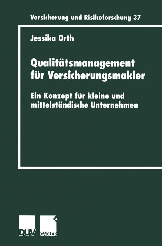 Cover-Bild Qualitätsmanagement für Versicherungsmakler