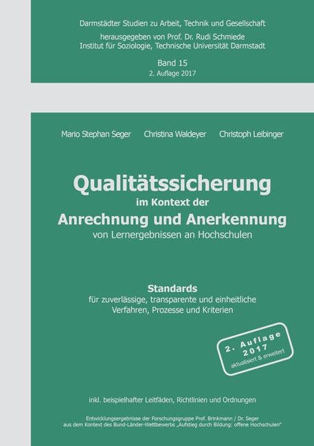 Cover-Bild Qualitätssicherung im Kontext der Anrechnung und Anerkennung von Lernergebnissen an Hochschulen