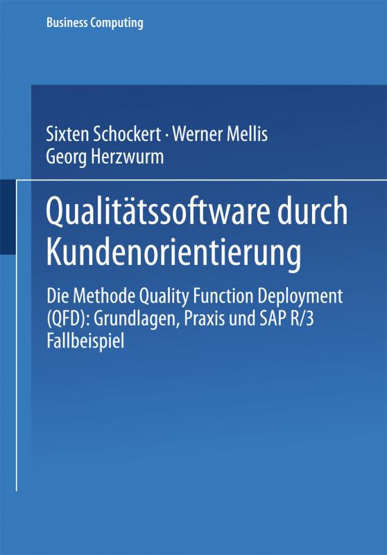 Cover-Bild Qualitätssoftware durch Kundenorientierung