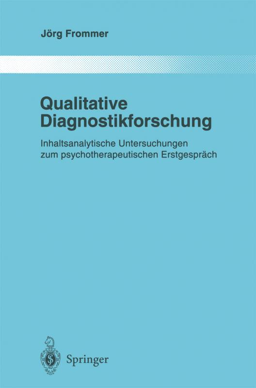 Cover-Bild Qualitative Diagnostikforschung