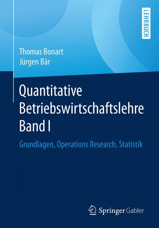 Cover-Bild Quantitative Betriebswirtschaftslehre Band I