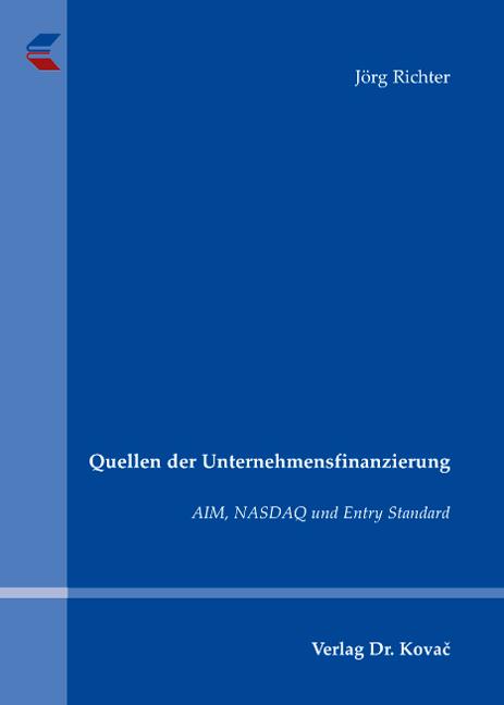 Cover-Bild Quellen der Unternehmensfinanzierung