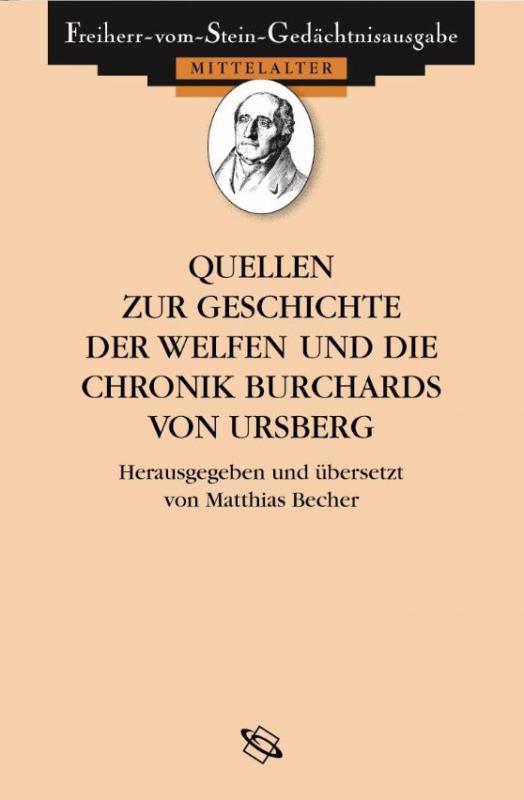 Cover-Bild Quellen zur Geschichte der Welfen und die Chronik Burchards von Ursberg