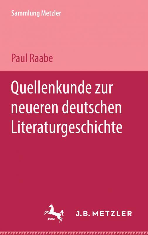 Cover-Bild Quellenkunde zur neueren deutschen Literaturgeschichte