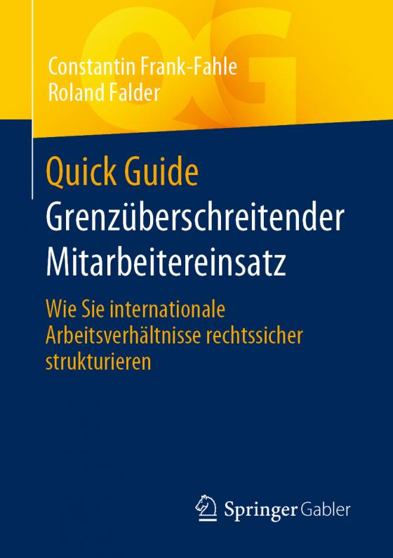 Cover-Bild Quick Guide Grenzüberschreitender Mitarbeitereinsatz