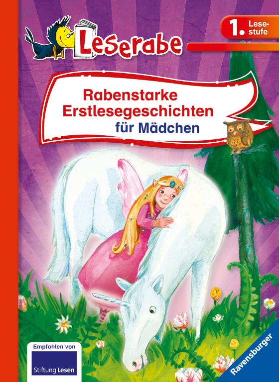 Cover-Bild Rabenstarke Erstlesegeschichten für Mädchen - Leserabe 1. Klasse - Erstlesebuch für Kinder ab 6 Jahren