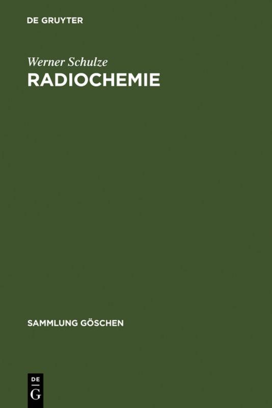 Cover-Bild Radiochemie