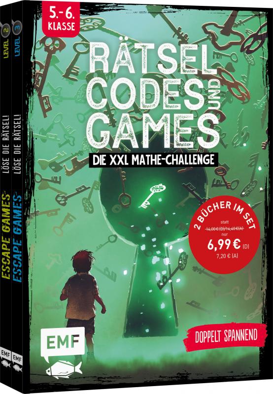 Cover-Bild Rätsel, Codes und Games – Die XXL Mathe-Challenge für die 5. und 6. Klasse