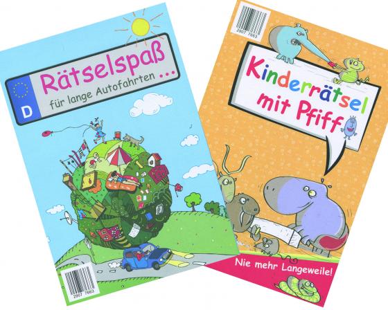 Cover-Bild Rätselspaß für lange Autofahrten... / Kinderrätsel mit Pfiff (2er-Set)