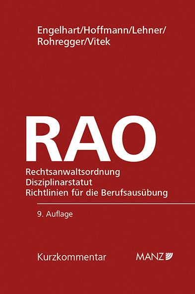 Cover-Bild RAO Rechtsanwaltsordnung