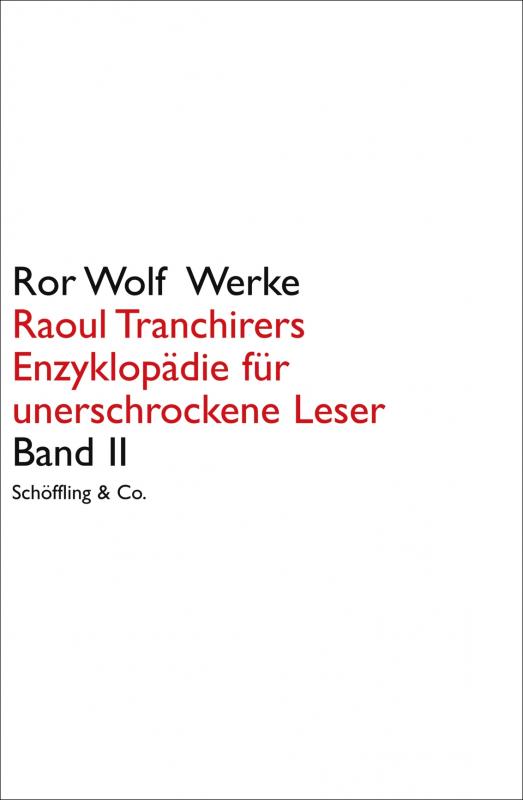 Cover-Bild Raoul Tranchirers Enzyklopädie für unerschrockene Leser