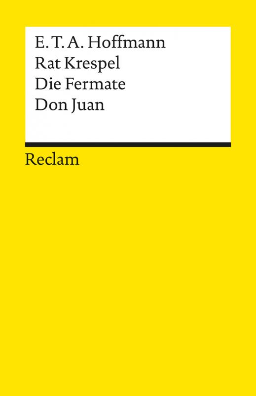 Cover-Bild Rat Krespel. Die Fermate. Don Juan