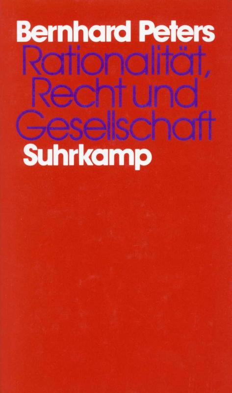 Cover-Bild Rationalität, Recht und Gesellschaft
