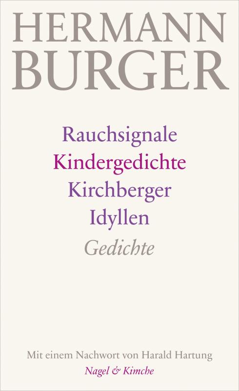 Cover-Bild Rauchsignale. Kindergedichte. Kirchberger Idyllen