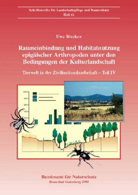 Cover-Bild Raumeinbindung und Habitatnutzung epigäischer Arthropoden unter den Bedingungen der Kulturlandschaft