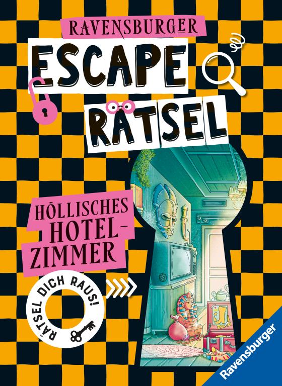 Cover-Bild Ravensburger Escape Rätsel: Höllisches Hotelzimmer - Rätselbuch ab 8 Jahre - Für Escape Room-Fans