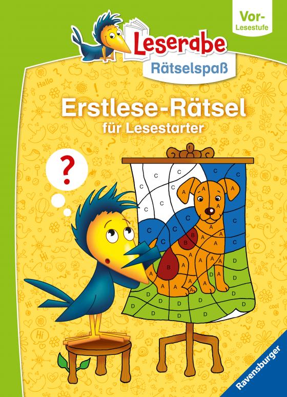 Cover-Bild Ravensburger Leserabe Rätselspaß - Erstlese-Rätsel für Lesestarter - Vor-Lesestufe, Rätselbuch ab 5 Jahre