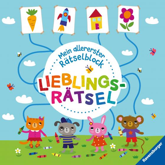 Cover-Bild Ravensburger Mein allererster Rätselblock - Lieblingsrätsel - Rätselbuch ab 3 Jahre