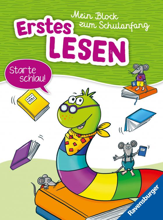 Cover-Bild Ravensburger Mein Block zum Schulanfang: Erstes Lesen - Rätselblock ab 6 Jahre - Lesen lernen