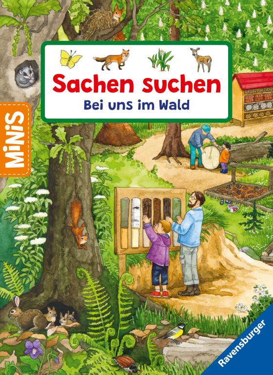 Cover-Bild Ravensburger Minis: Sachen suchen: Bei uns im Wald