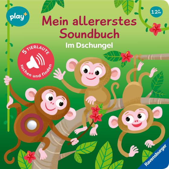 Cover-Bild Ravensburger Play+ Mein allererstes Soundbuch: Im Dschungel, Baby-Buch ab 1 Jahr