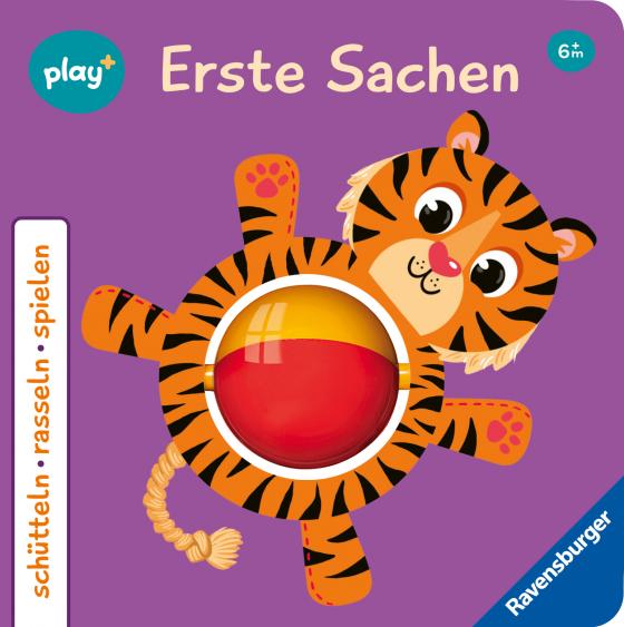 Cover-Bild Ravensburger Play+ schütteln, rasseln, spielen: Erste Sachen, Baby-Buch ab 6 Monoate