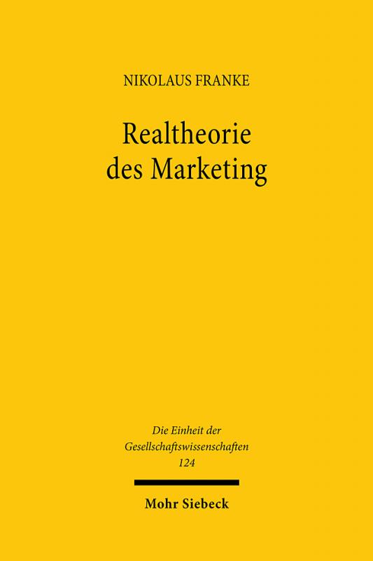 Cover-Bild Realtheorie des Marketing