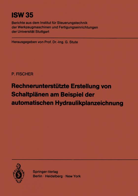 Cover-Bild Rechnerunterstützte Erstellung von Schaltplänen am Beispiel der automatischen Hydraulikplanzeichnung