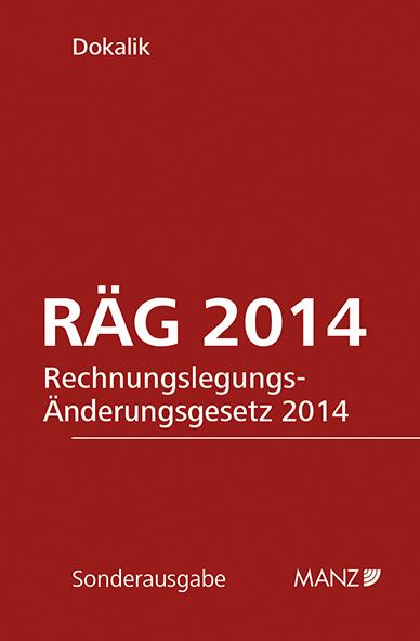 Cover-Bild Rechnungslegungs-Änderungsgesetz RÄG 2014