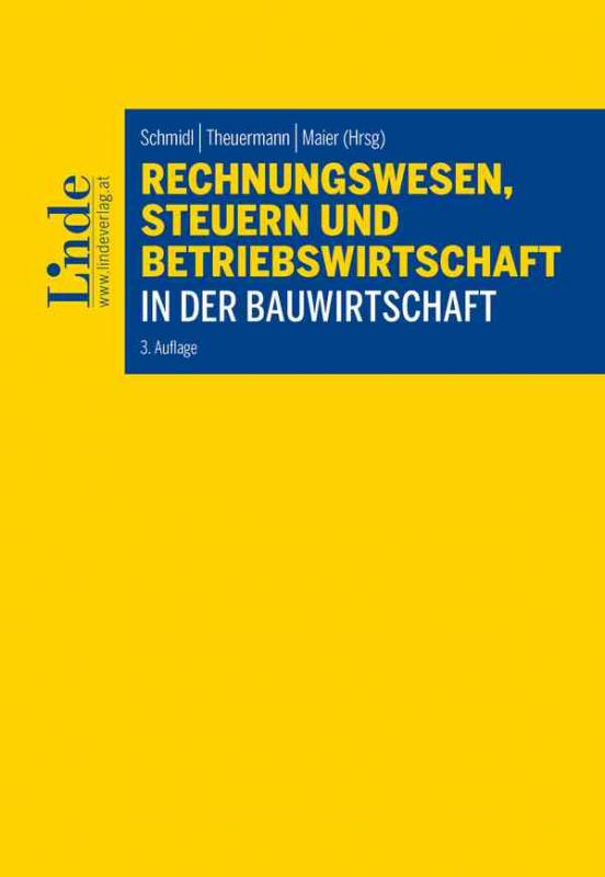 Cover-Bild Rechnungswesen, Steuern und Betriebswirtschaft in der Bauwirtschaft