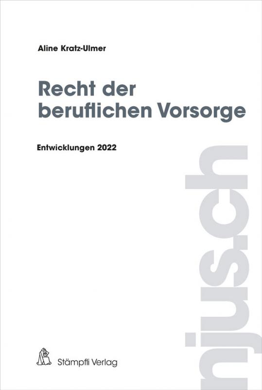 Cover-Bild Recht der beruflichen Vorsorge