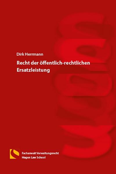 Cover-Bild Recht der öffentlich-rechtlichen Ersatzleistung