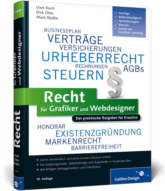 Cover-Bild Recht für Grafiker und Webdesigner