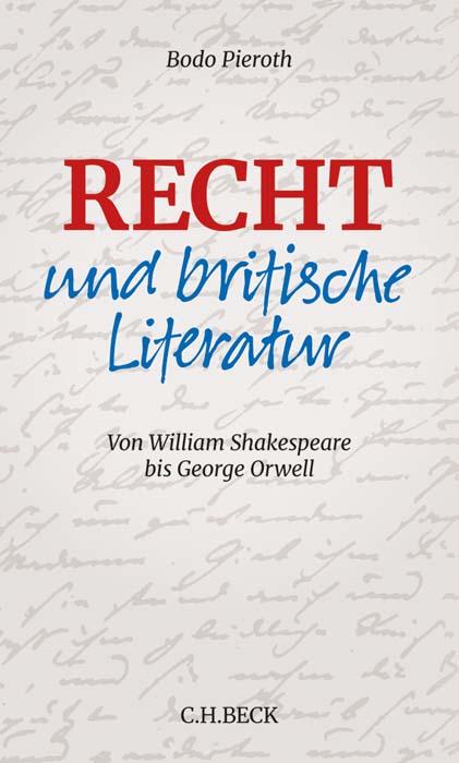 Cover-Bild Recht und britische Literatur