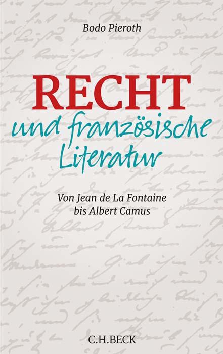 Cover-Bild Recht und französische Literatur