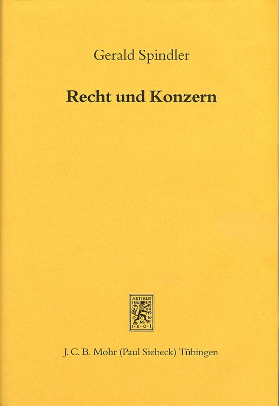 Cover-Bild Recht und Konzern