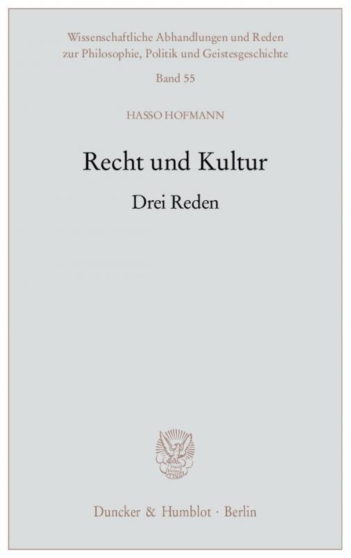 Cover-Bild Recht und Kultur.