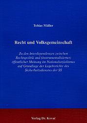 Cover-Bild Recht und Volksgemeinschaft