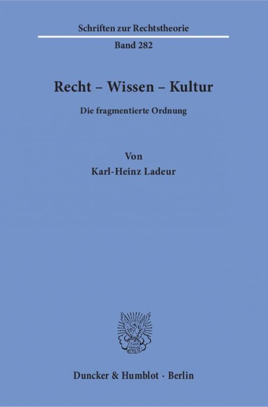 Cover-Bild Recht – Wissen – Kultur.