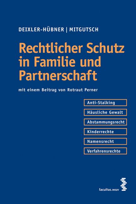 Cover-Bild Rechtlicher Schutz in Familie und Partnerschaft