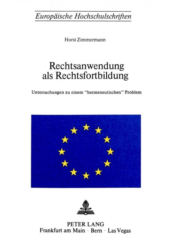 Cover-Bild Rechtsanwendung als Rechtsfortbildung