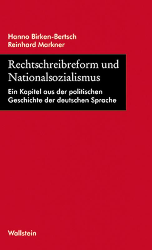 Cover-Bild Rechtschreibreform und Nationalsozialismus