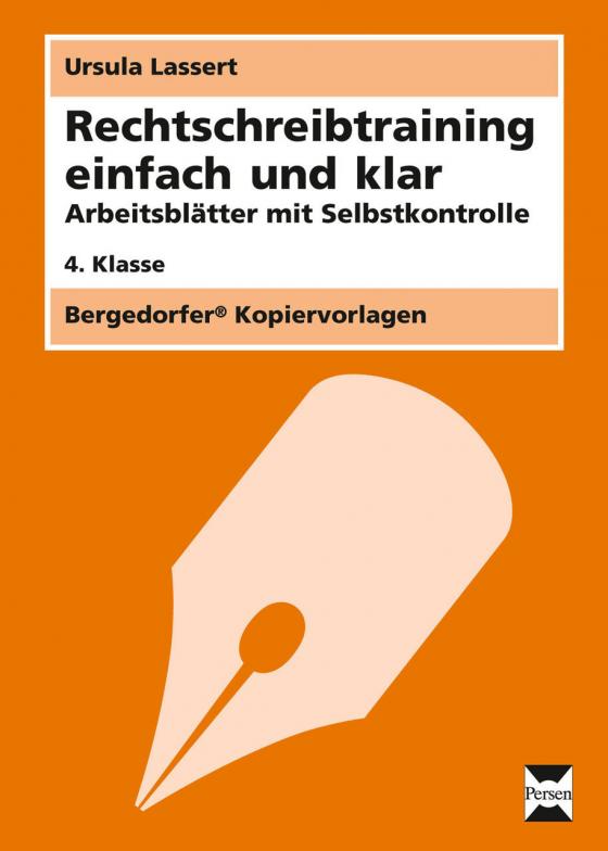 Cover-Bild Rechtschreibtraining einfach und klar - 4. Kl.