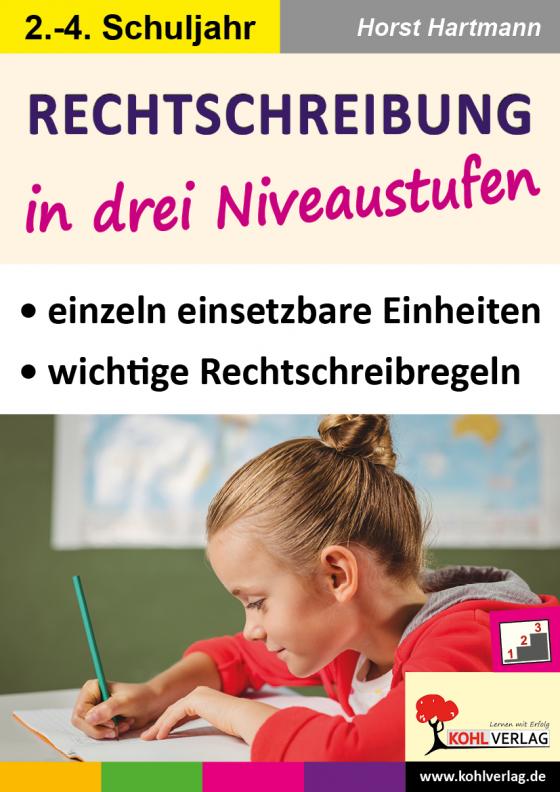 Cover-Bild Rechtschreibung in drei Niveaustufen / Klasse 2-4