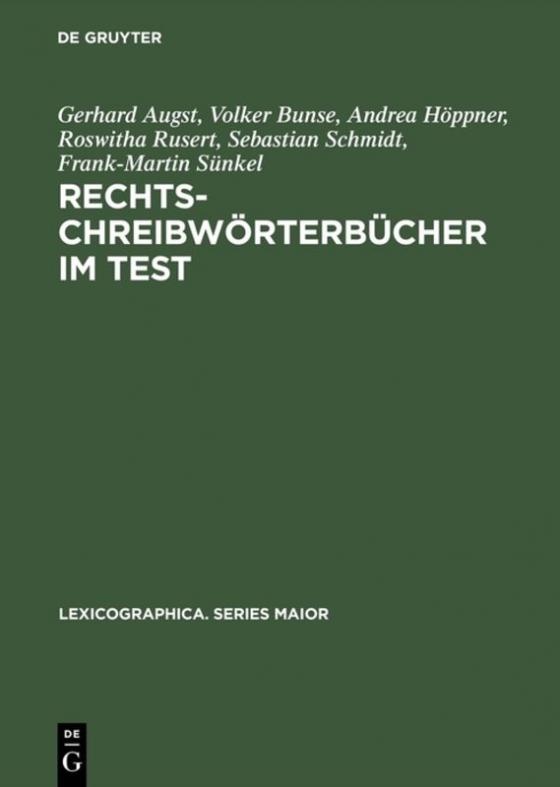 Cover-Bild Rechtschreibwörterbücher im Test